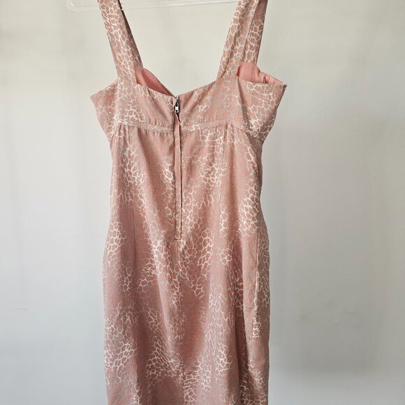 Guess by Marciano Ombre Coral Faux Leopard Print Afternoon Cocktail Dress - Picture 6 of 10